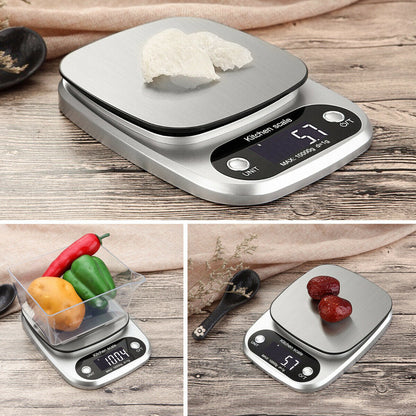 Digital Kitchen Food Diet Stainless Steel Scale