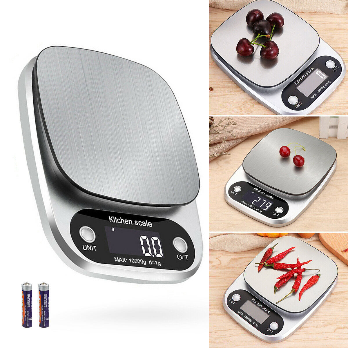 Digital Kitchen Food Diet Stainless Steel Scale