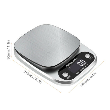 Digital Kitchen Food Diet Stainless Steel Scale