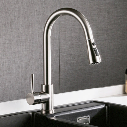 Pull-out Hot And Cold Kitchen Sink Faucet