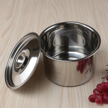 Stew Pot with Lid Non Stick Stainless Steel