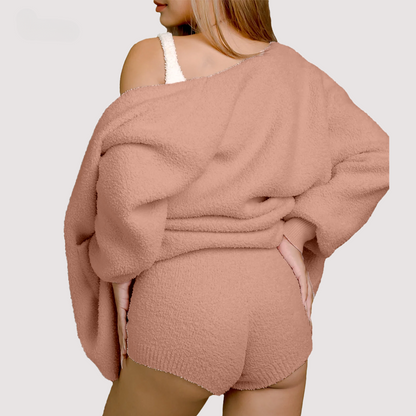 Comfy Cuddly knit outfit Sand