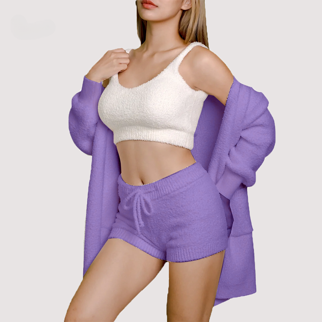 Cozy Knit outfit Purple