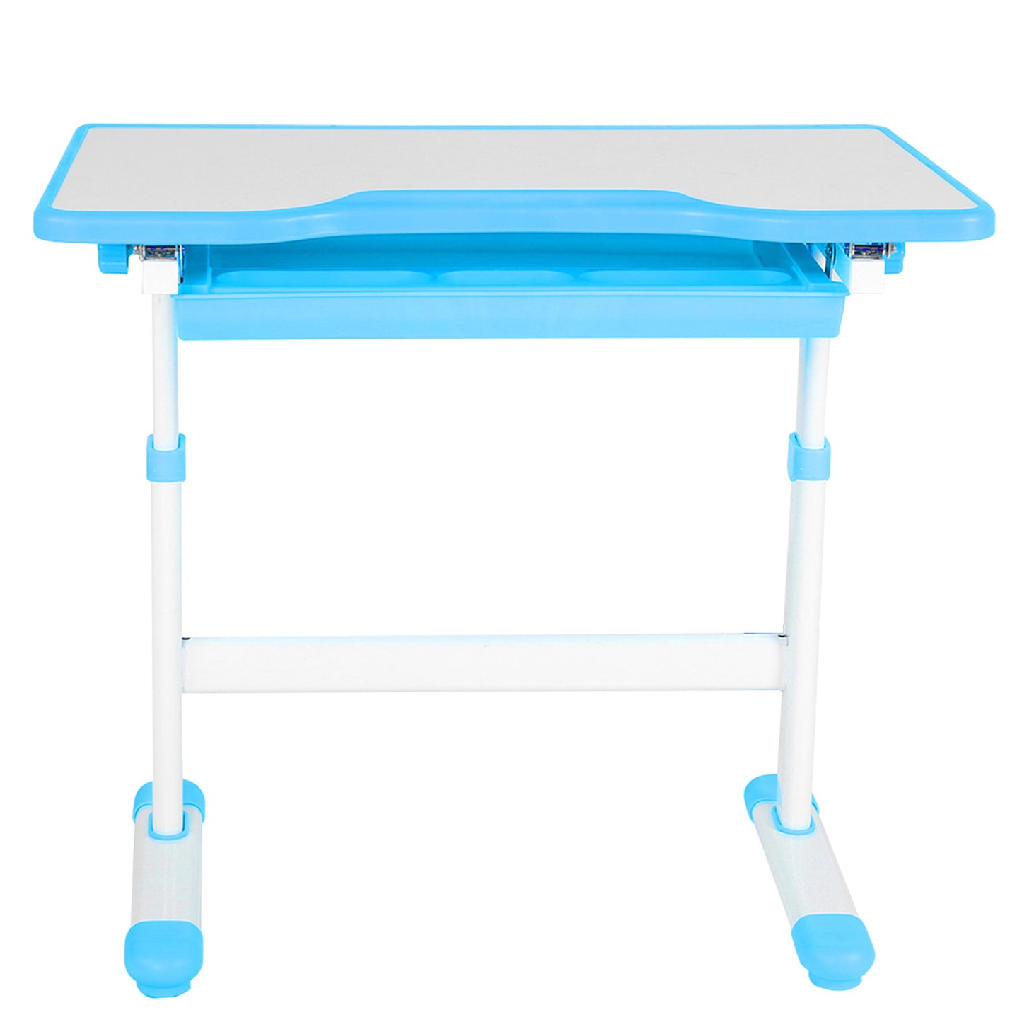 Adjustable Kids Activity Art Table Desk Chair (Blue)