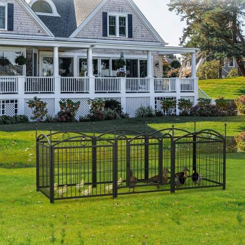 Dog Playpen Indoor 24 Inch 8 Panel Metal