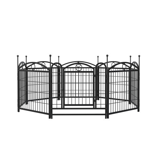 Dog Playpen Indoor 24 Inch 8 Panel Metal