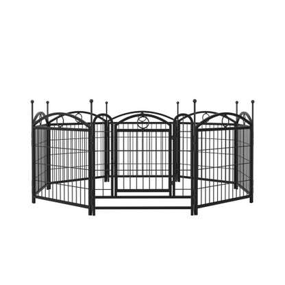 Dog Playpen Indoor 24 Inch 8 Panel Metal