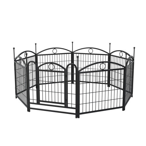 Dog Playpen Indoor 24 Inch 8 Panel Metal